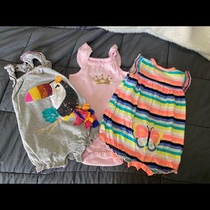 Carter’s 3 & 6 months girl clothes, 24 pieces